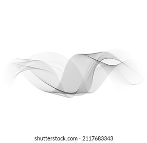 Soft abstract swoosh wave lines border layout grey elegant modern certificate background. Vector illustration