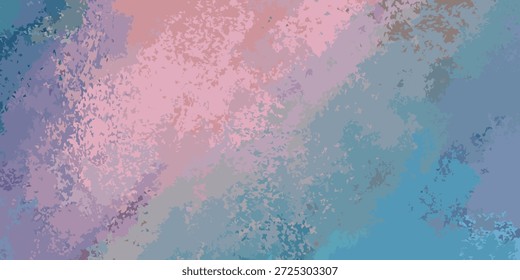 Um fundo texturizado suave e abstrato com uma mistura de cores rosa pastel, roxo e azul-petróleo com um efeito de pintura.