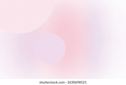 Soft abstract vector background with smooth gradient mesh and circular elements. 
