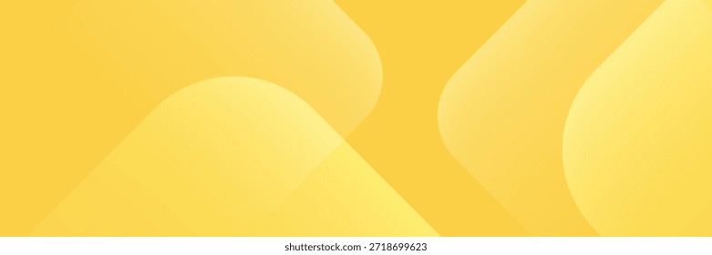 Fondo fluido amarillo Abstractas suave con Formas geométricas redondeadas. Traje para el Anuncio, el Web, el folleto, el panfleto y la presentación