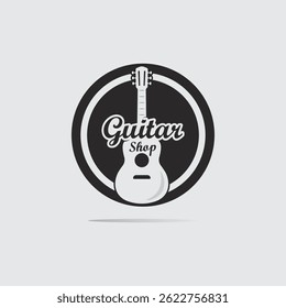 Ícone de guitarra acústica suave para música relaxante

