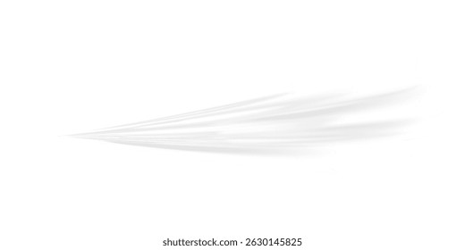  Soft Airflow Lines PNG Transparent Wind Effect for Breeze Cooling and Air Purification Visualization
