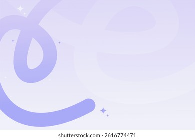 A soft and airy purple abstract design with floating line elements and subtle sparkles. Ideal for beauty, wellness, and soft product branding.