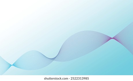 fundo de gradiente suave aqua com linhas de mistura para designs visuais serenos
