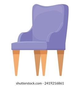 Soft armchair icon cartoon vector. Disaster crack. Leather clean dirty