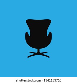 soft armchair icon vector