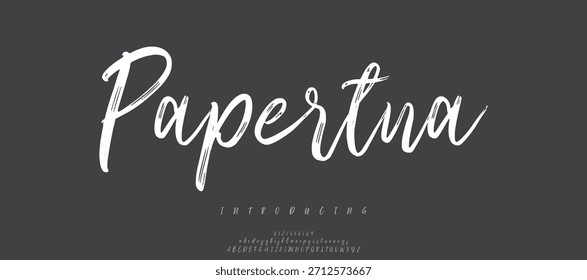 A soft and artistic font with rounded edges and a casual feel, creating a friendly and approachable vibe.