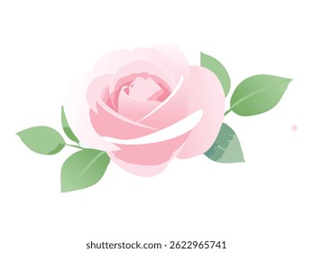 Soft Artistic Watercolor Floral Vector Elements