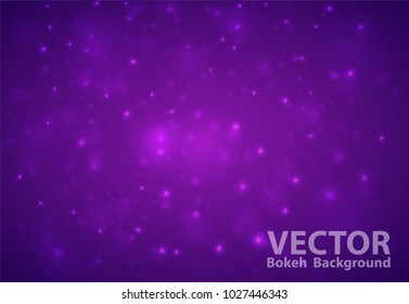 Soft in autumn colors abstract background with bokeh effect. Vector illustration