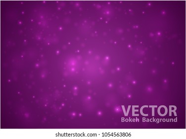 Soft in autumn colors abstract background with bokeh effect. Vector illustration