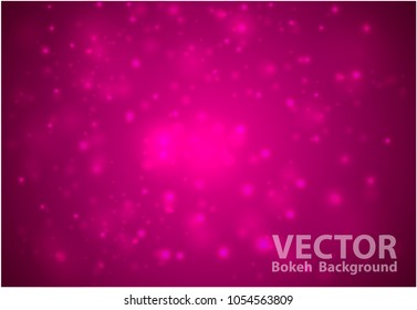 Soft in autumn colors abstract background with bokeh effect. Vector illustration