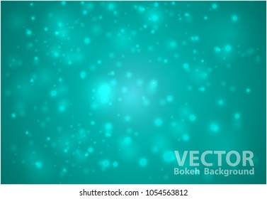 Soft in autumn colors abstract background with bokeh effect. Vector illustration