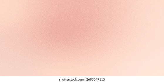 Fondo de gradiente de ruido granulado de otoño suave. Simple gradación estética de la temporada de otoño. Diseño de Fondo de pantalla de oro rosa Vector. Fondo desenfocado abstracto de tonos beige y rosa. Cubierta texturizada de belleza cosmética.