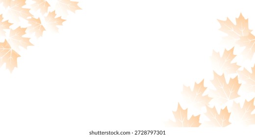 Fondo suave de las hojas de arce del otoño para los Diseños estacionales y las fronteras decorativas
