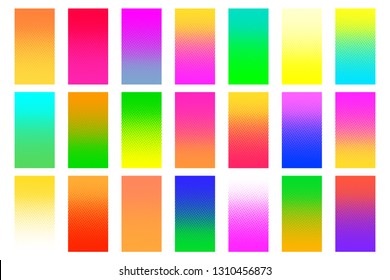 Soft background color. Modern design vector screen for mobile application. Soft color gradients. Vector illustration Isolated on white background. Double background.