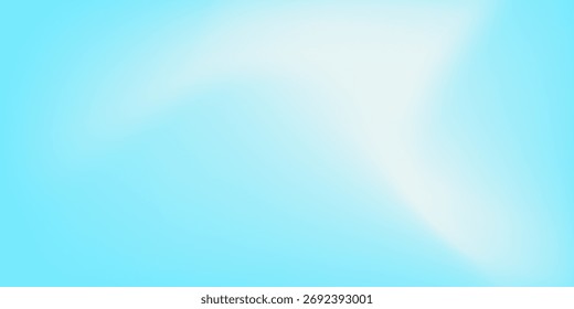 Soft background with metal mirror texture. blue gradient surface with light gloss simple vector