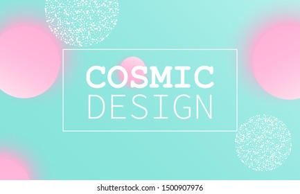 Soft background. Minimal design. Trendy gradient colors. Fluid shapes. Vector illustration.