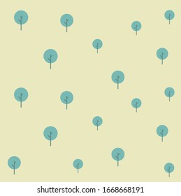 soft background on tree pattern vector