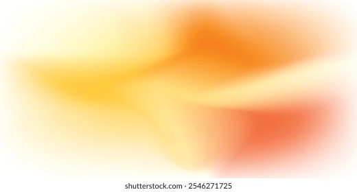 Soft background orange white gradient color. Minimalist fluid background.  vector eps 10