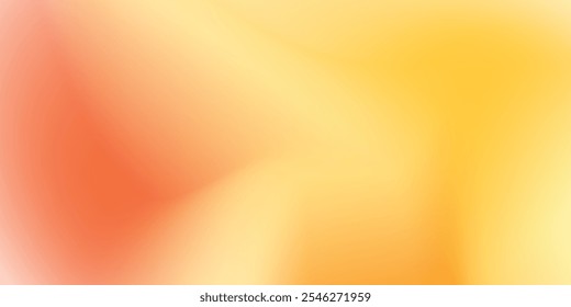 Soft background orange white gradient color. Minimalist fluid background.  vector eps 10