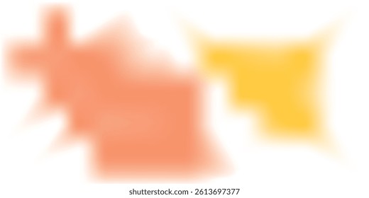 Soft background orange white gradient color. Minimalist fluid background. vector modern eps10.