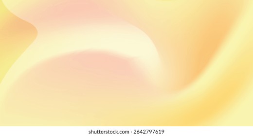 Soft background orange white gradient color. Minimalist fluid background.  vector eps 10