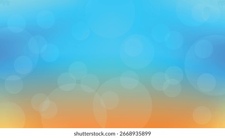 soft background pastel gradient Ethereal Bubbles Float in Serene Blue Hues