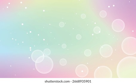 fundo macio pastel gradiente Estrelas vibrantes Brilhar sobre brilho gradiente colorido
