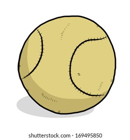 soft ball / cartoon vector and illustration, isolated on white background.