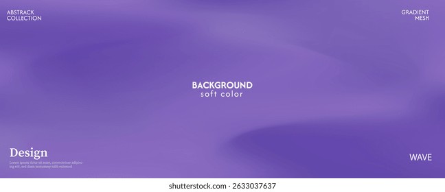 Soft beautiful and shiny luxury purple abstract combination liquid wave background. Minimalist pastel color design.