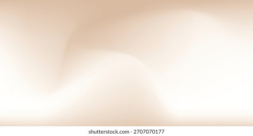 Soft beige color background. Abstract soft background with nude gradients. Minimalist mesh presentation. Simple color. Vector illustration.