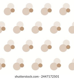Soft Beige Colored Seamless Pattern Background. Graphic Seamless Monochrome Textile Fabric Swatch Template.  Wrapping Paper Print. Wallpaper Design. Digital Paper