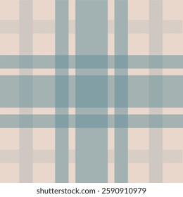 Soft beige and muted blue plaid pattern with a calm, vintage feel. Ideal for home textiles, wallpapers, invitations, and rustic-themed designs. Seamless and subtle.