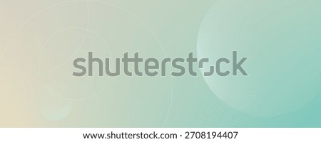Soft beige and teal gradient vector background, featuring subtle circular line patterns. Pastel teal vector background in calm and modern texture.