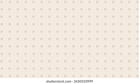 Soft beige vector background with subtle red star outlines. Perfect for gentle, natural, and minimalist designs.