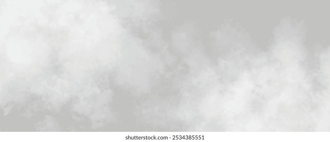 Soft billows of cloud cover stretch across the horizon, blending seamlessly into the misty air as they create a dreamlike and serene skyscape
