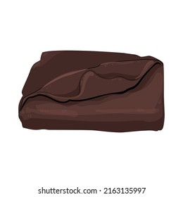 soft blanket bed color icon vector. soft blanket bed sign. isolated symbol illustration