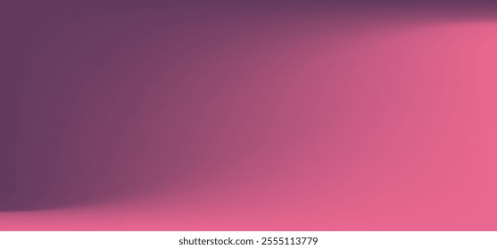 Soft blend of dark pink colors in a wave motion. Soft blending pink gradient background design. No text, copy space. Perfect for backdrops. Vector Illustration.