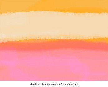 Soft blended vector gradient of orange, peach, and pink hues, creating a warm and gentle atmosphere. Suitable for backgrounds with themes of tranquility or subtle energy.