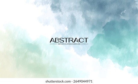Soft, blended watercolor abstract background in muted tones.