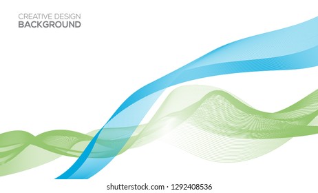 Soft blending abstract gradient with white background color vector