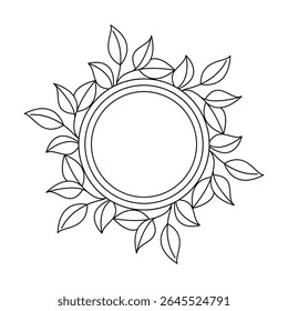 Soft bloom detail mandala coloring book page