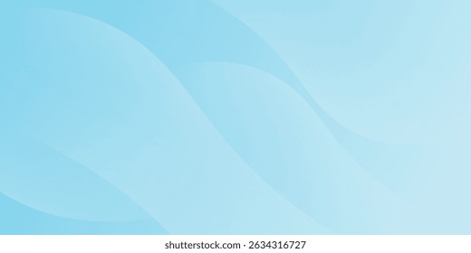Soft blue abstract background with overlapping transparent circles. Modern and minimal design for creative and digital projects