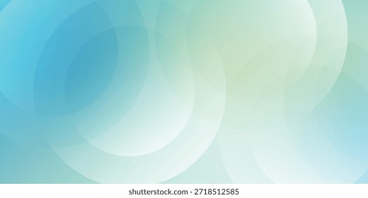 Fondo Abstractas azul suave con círculos superpuestos y degradado suave para la ilustración moderna eps10 del diseño