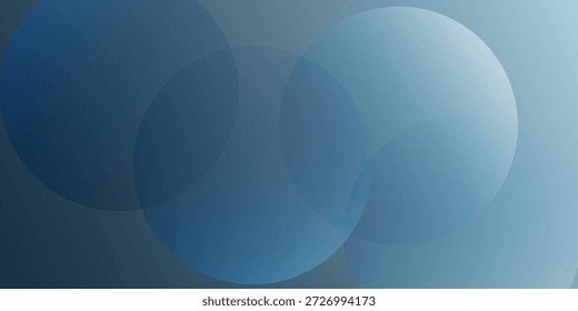 Soft Blue Abstract Circles Background With Gradient Light And Subtle Depth For Visual Design