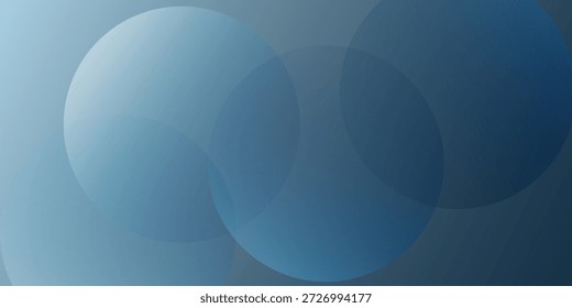 Fundo De Círculos Abstratos Azul Suave Com Luz Gradiente E Profundidade Sutil Para Design Visual eps10