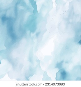 Soft Blue Abstract Pastel Background