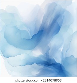Soft Blue Abstract Pastel Background