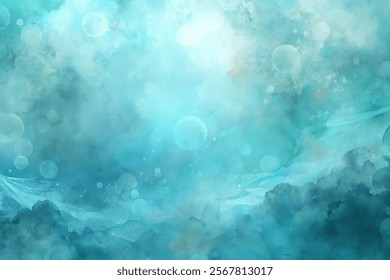 Soft blue background, abstract watercolor texture, dreamy atmosphere, soothing color palette, artistic design, ideal for backgrounds.