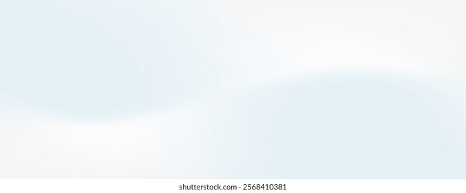 Soft blue background, featuring a smooth, light blue texture. The background is airy and calming, with a gentle blue gradient background. Minimal abstract gradient flow background vector